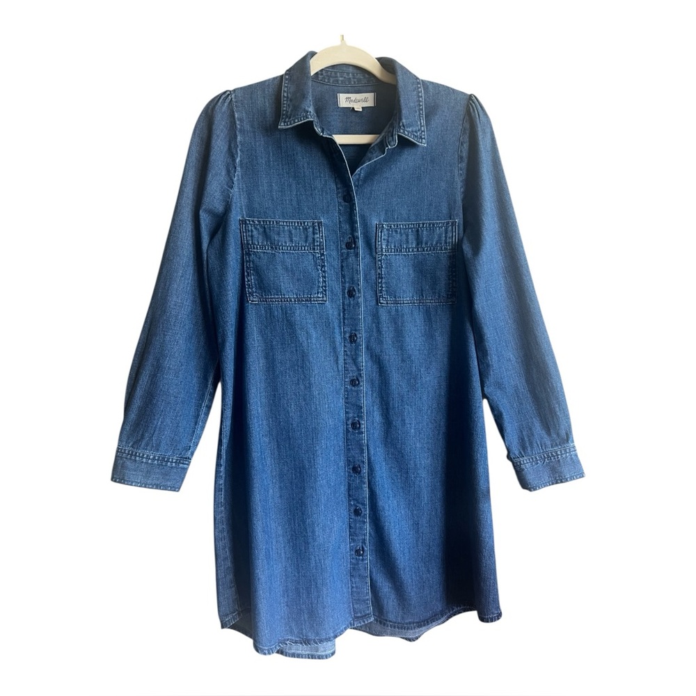 Madewell Long Sleeve Denim Dress | Size Small | Like New | 100% Cotton